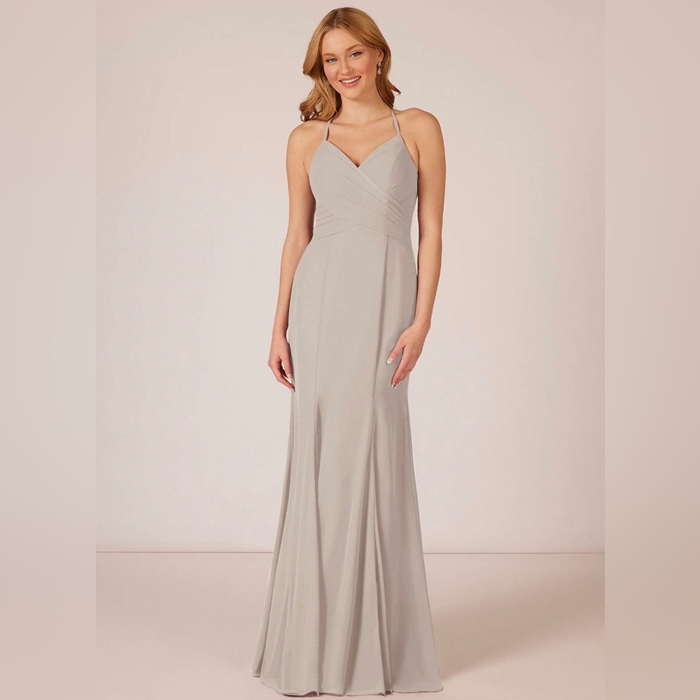 Azazie style Caroline color frost bridesmaid dress